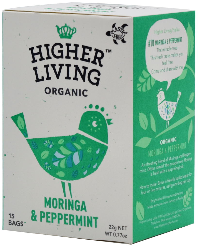 Ceai MORINGA si MENTA eco, 15 plicuri,