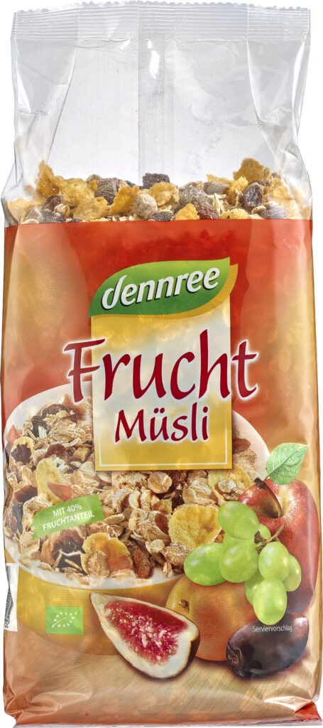 Musli cu fructe bio 750g,