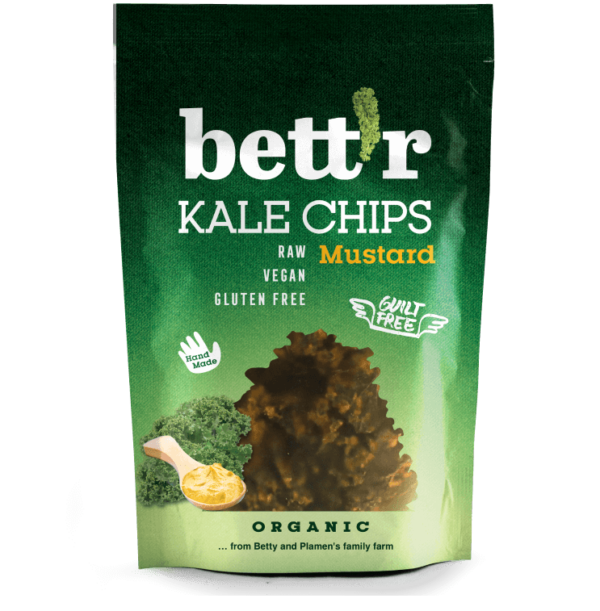 Chips din kale cu mustar raw eco