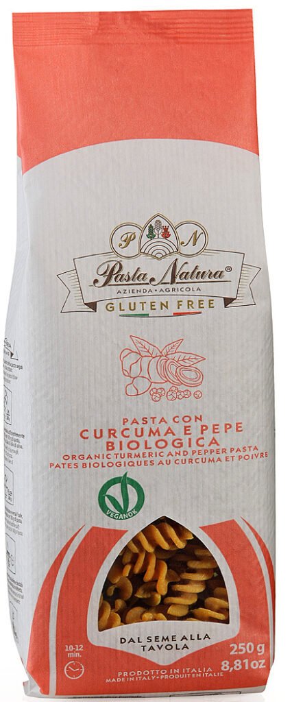 Paste cu turmeric si piper bio fara gluten,