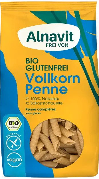 Penne din orez integral fara gluten, bio,