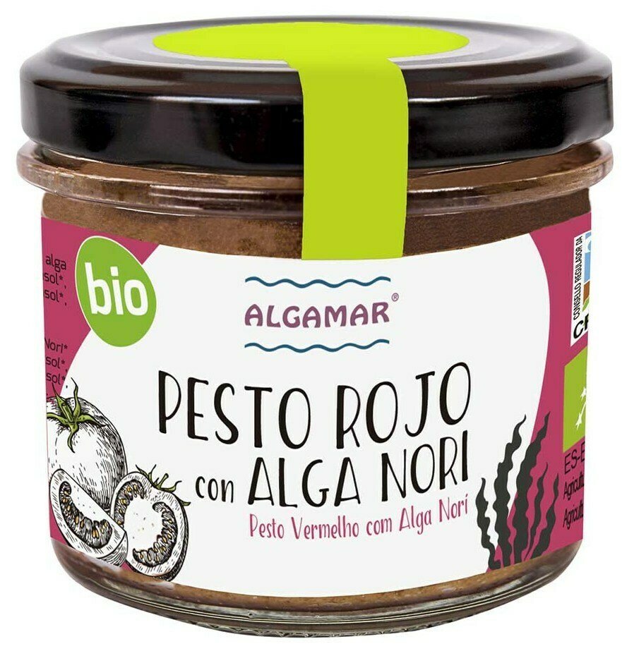 Pesto rosu cu alge nori bio