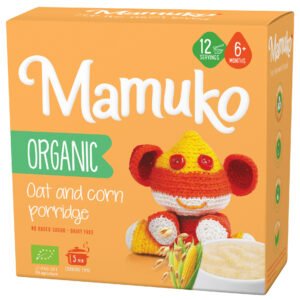 Porridge din 2 cereale ovaz si porumb bio, 6+