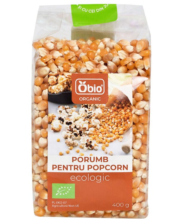 Porumb pentru popcorn bio 400g