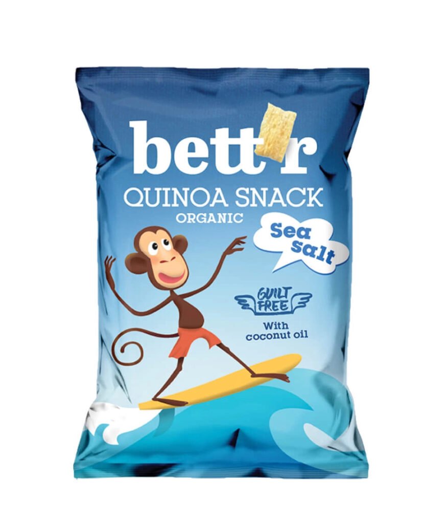 Quinoa snack cu sare bio