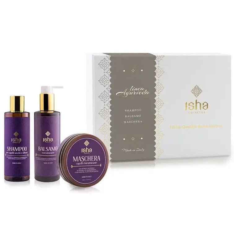 Set cadou ritual ayurvedic pentru par -sampon,