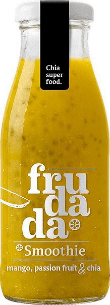 Smoothie cu mango, fructul pasiunii si chia