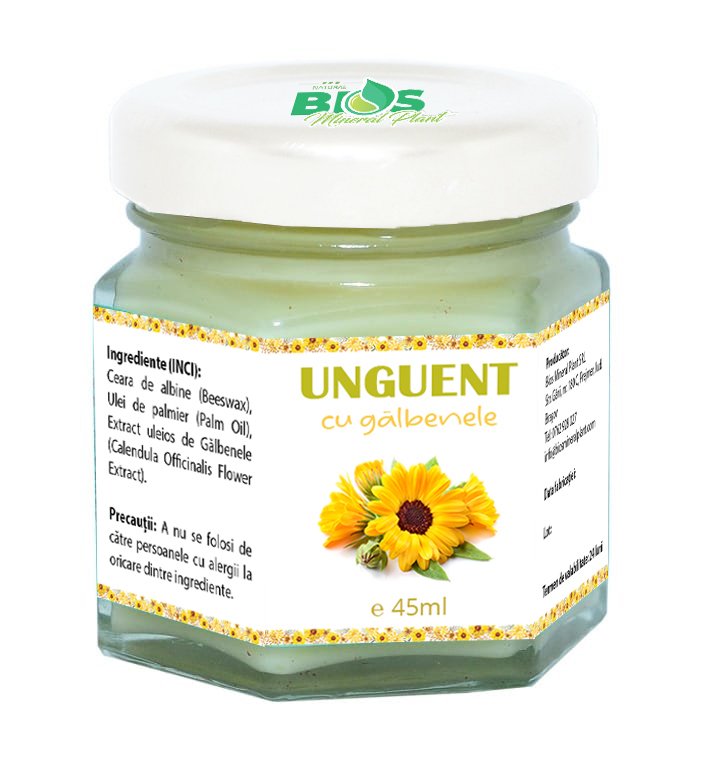 Unguent galbenele, 45ml, Bios Mineral