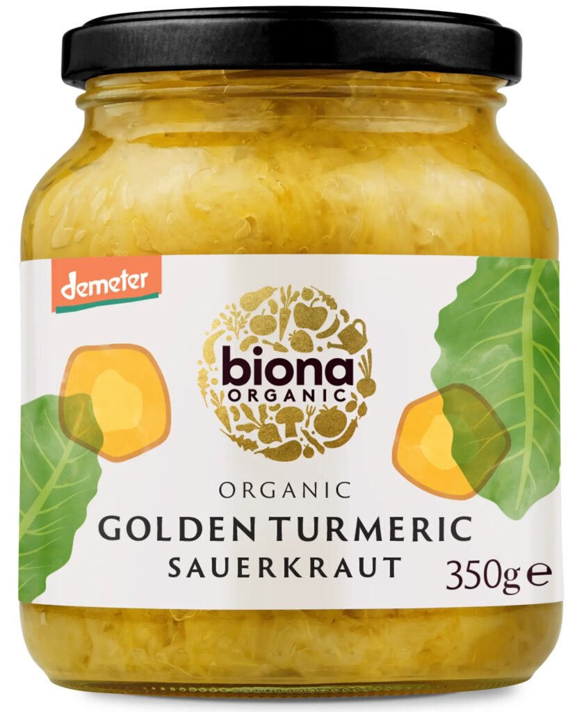 Varza murata cu turmeric bio