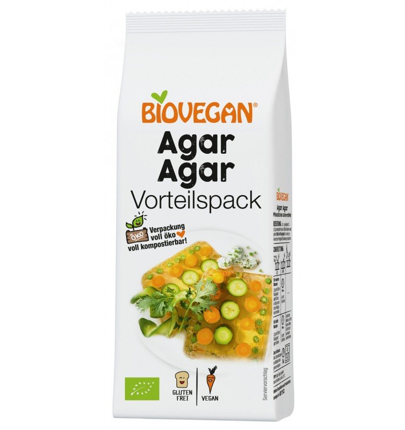 Agar agar gelifiant bio, 100g