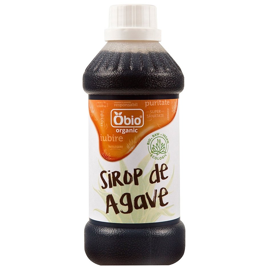 Sirop de agave dark raw eco