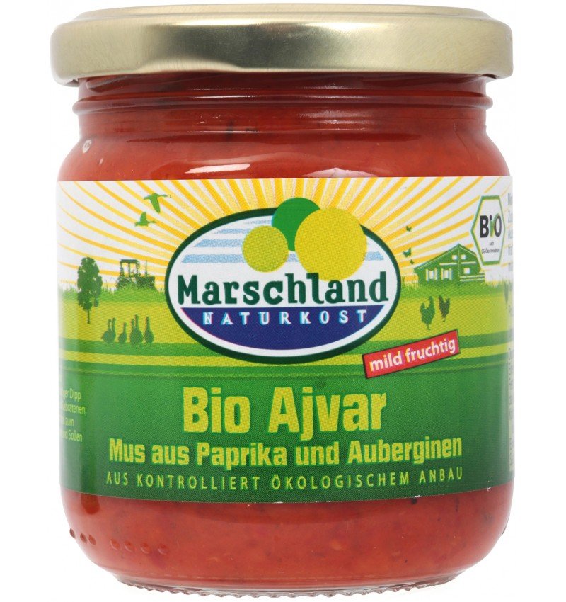 Ajvar bio mediu 200g Marschland