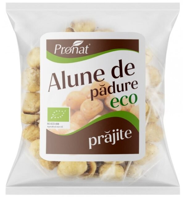 Alune de padure bio prajite, nesarate