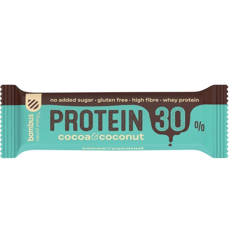 Baton proteic cu cacao si nuca de cocos, 30%