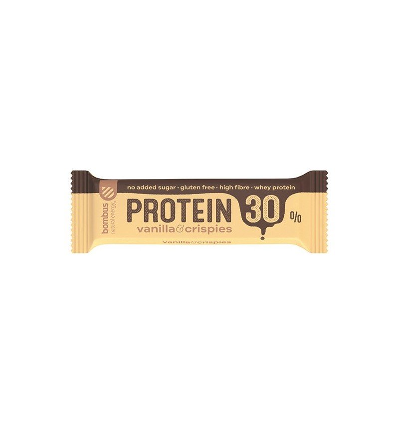 Baton proteic cu vanilie si crispies, 30%