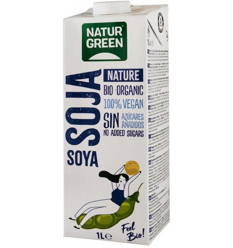 Bautura de soia bio, natur, 1000ml