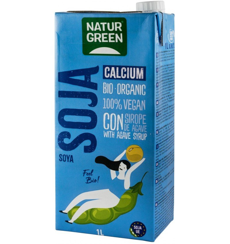 Bautura vegetala bio de soia cu calciu,