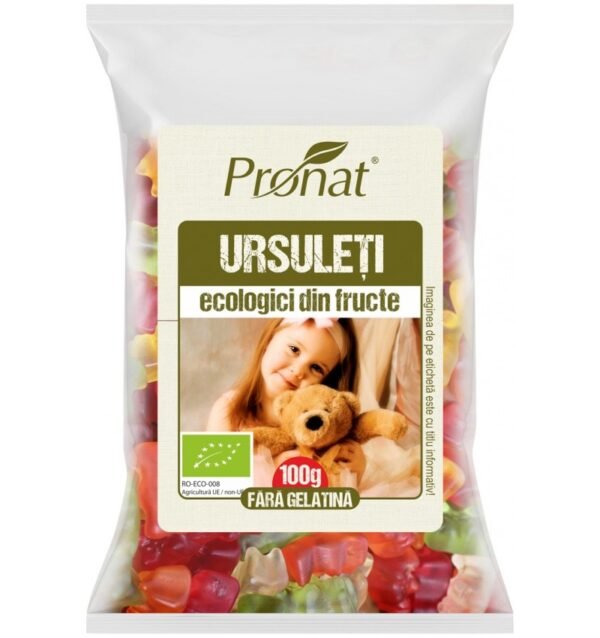 Bio ursuleti din fructe, 100g