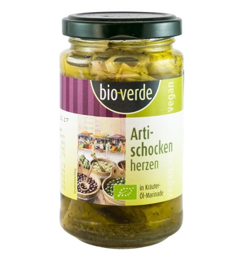 Bio Verde Inimi bio de anghinare, marinate in ulei