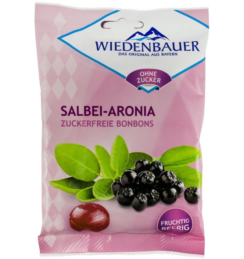 Bomboane fara zahar cu salvie si aronia,