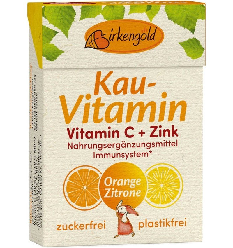 Bomboane masticabile cu xylitol, vitamina C si