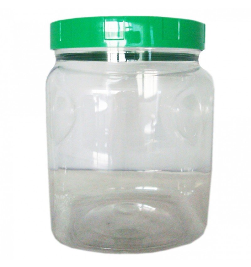 Borcan din plastic alimentar, 2000ml