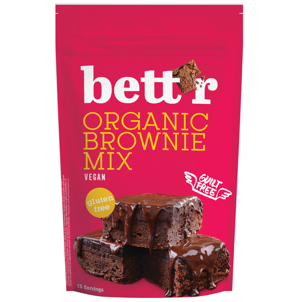 Mix pentru prajitura brownie fara gluten eco