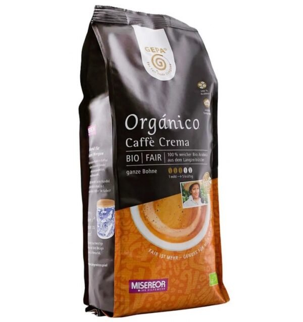 Cafea bio Organico boabe, Caffe crema,