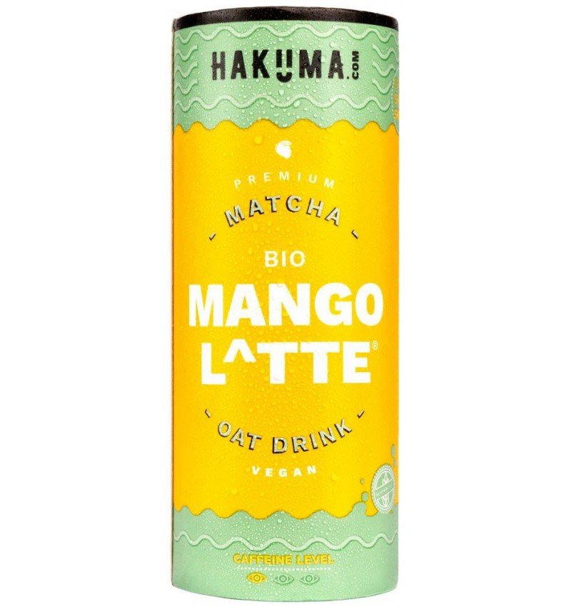 Caffee Latte bio cu matcha și mango,