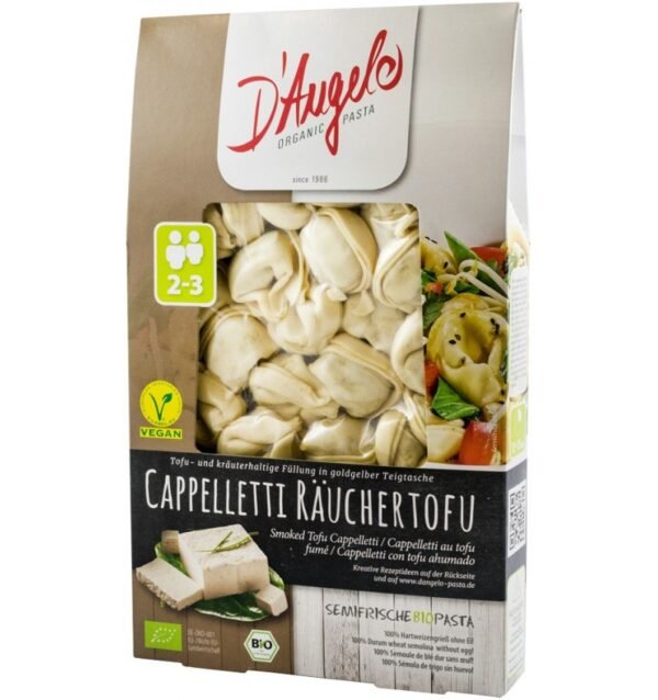 Cappelletti bio cu tofu afumat,