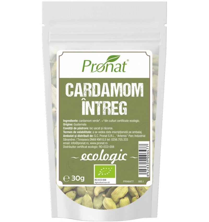 Cardamom intreg bio, 30g