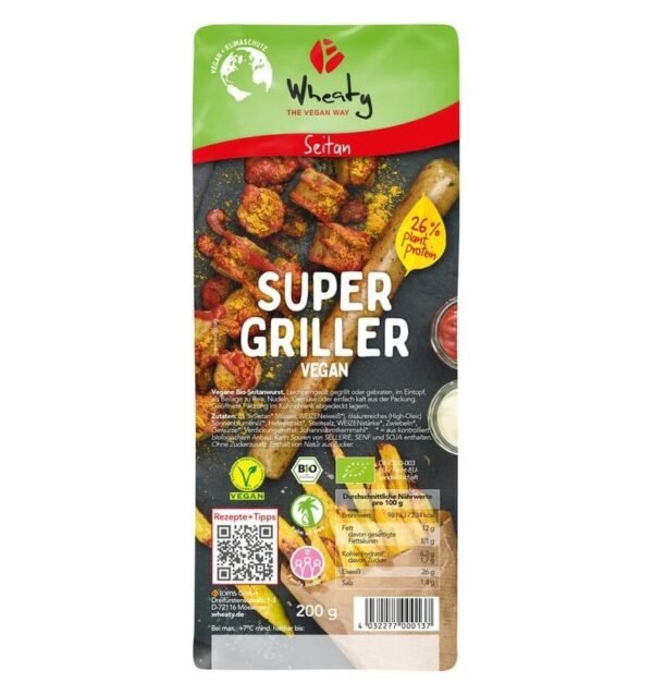 Carnati bio vegani, super griller,
