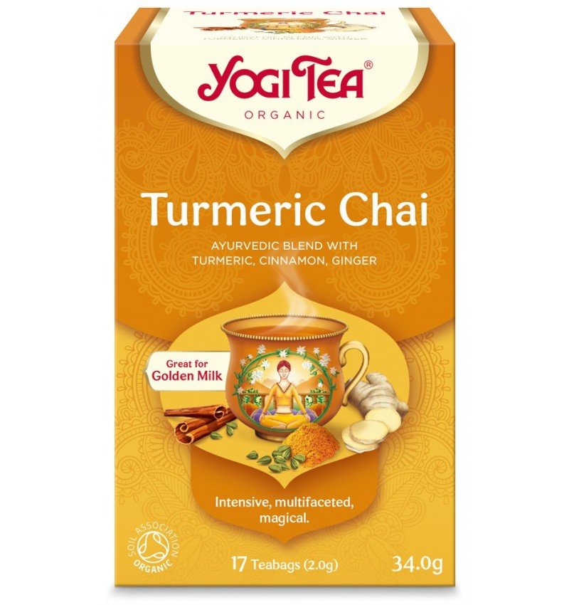 Ceai bio cu Turmeric (curcuma), 17 pliculete