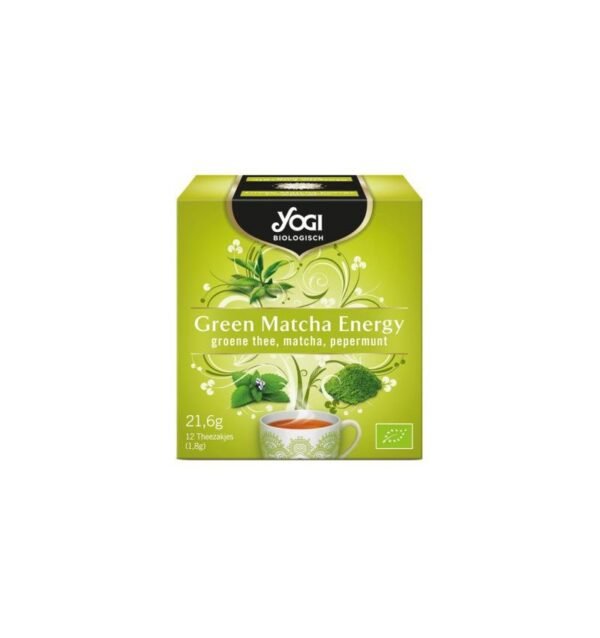 Ceai bio Green Matcha Energy, 21.6g