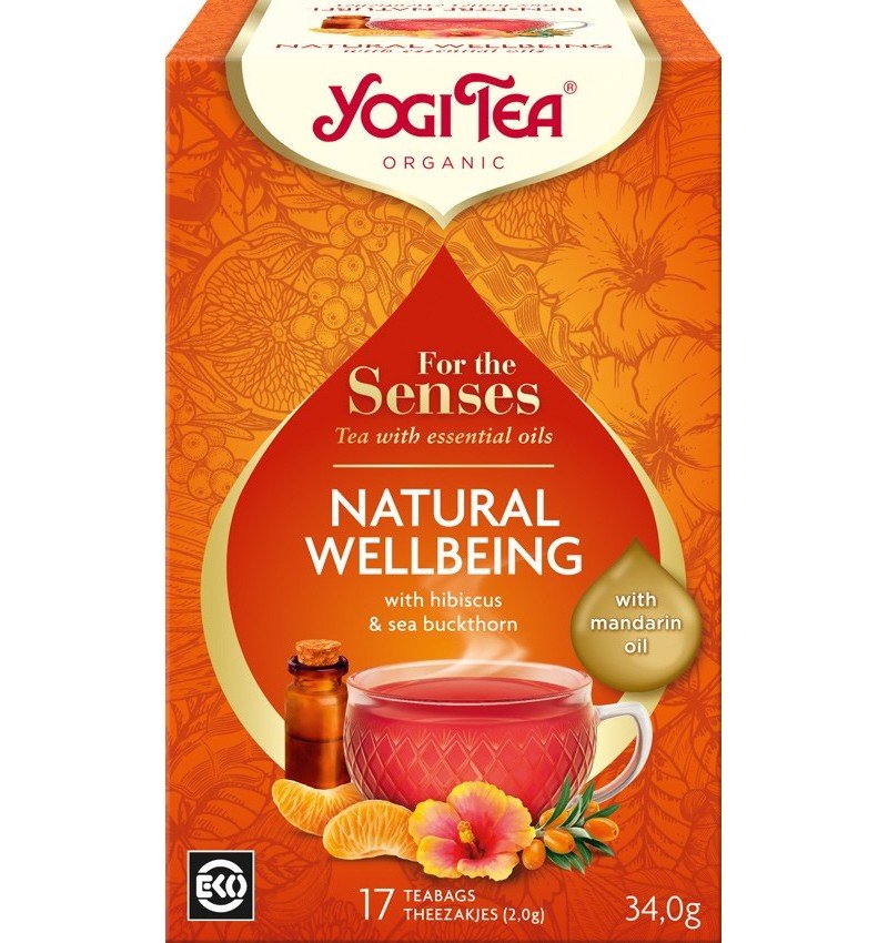 Ceai cu ulei esential, Natural Wellbeing, bio