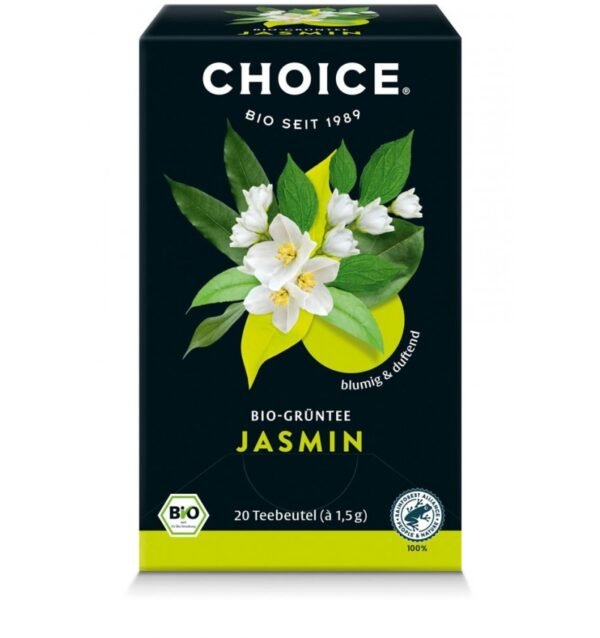 Ceai verde bio Jasmin, 20 pliculete a 1.5g