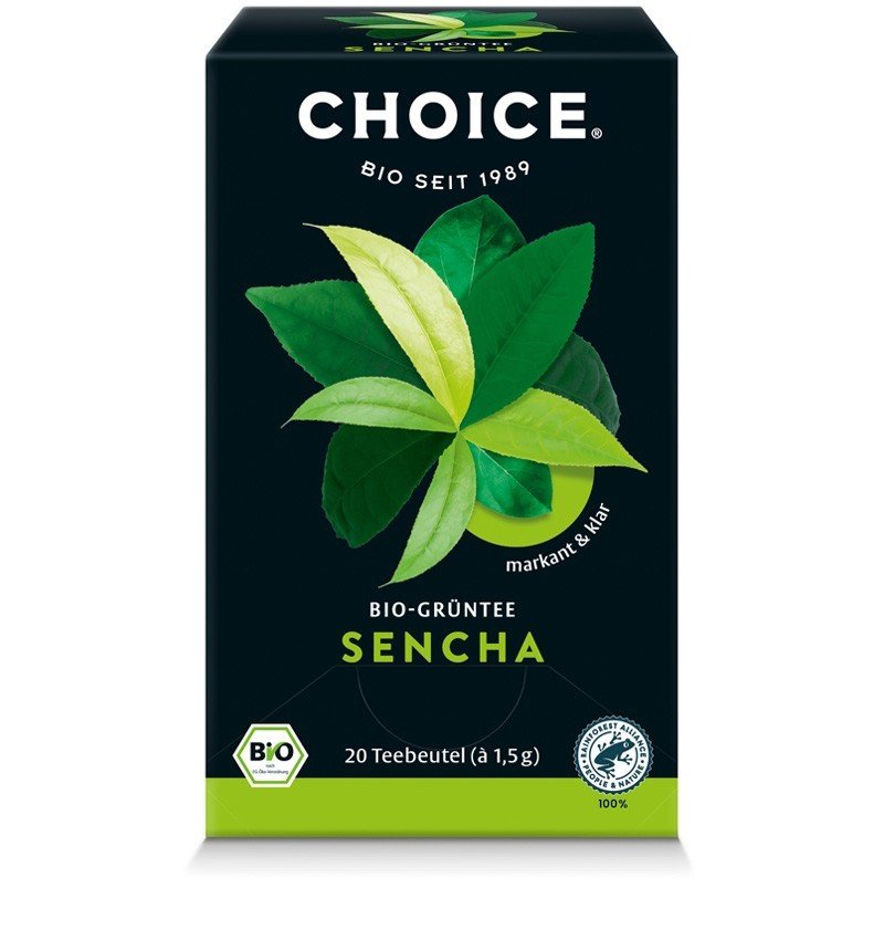 Ceai verde bio Sencha, 20 pliculete a 1.5g