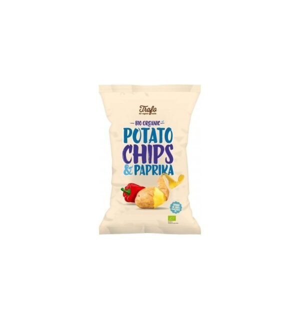 Chipsuri bio cu paprika, 40g