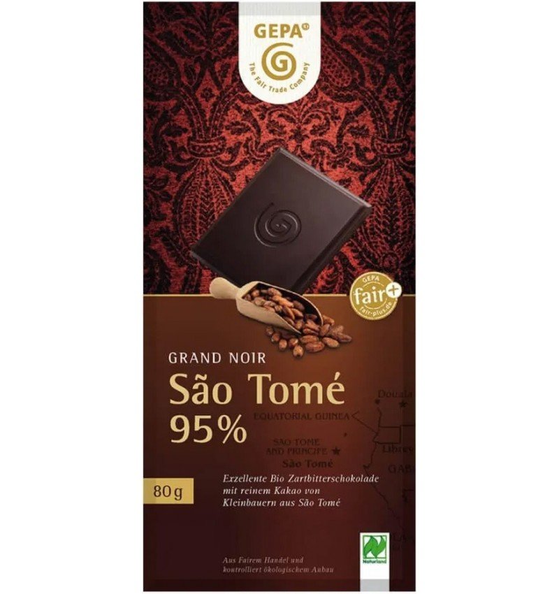 Ciocolata amaruie bio cu 95% cacao São