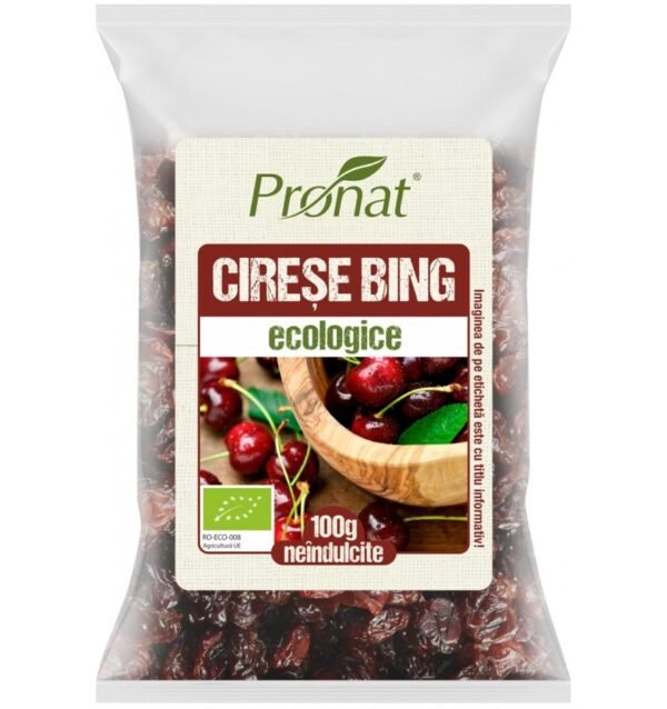 Cirese Bing bio, neindulcite, 100g