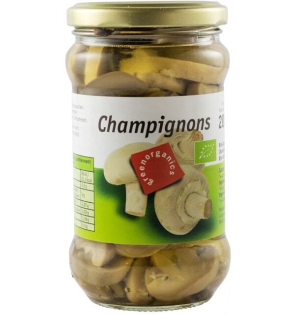 Ciuperci champignon bio, 280g / 170g