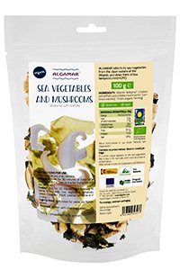 Alge marine cu ciuperci shiitake bio