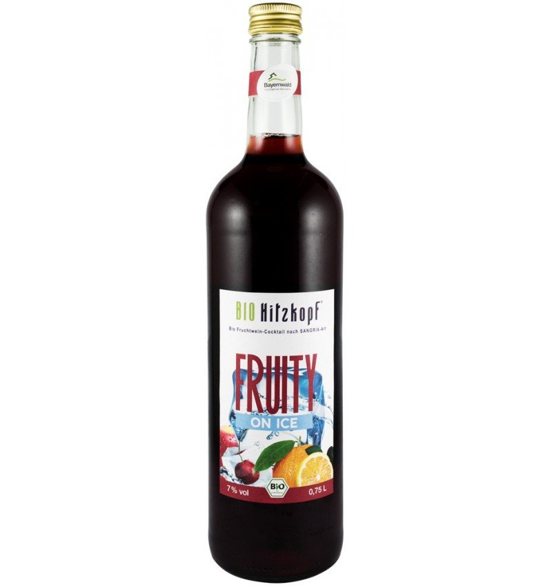 Cocktail bio din vinuri de fructe sangria,