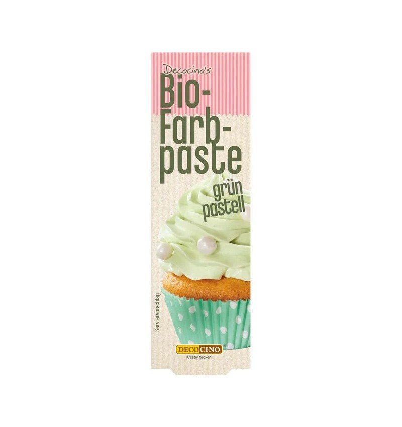 Colorant alimentar bio pasta, verde pastel,