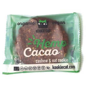 Cookie cu seminte de canepa si cacao fara