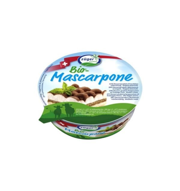 Crema de mascarpone bio, 250g