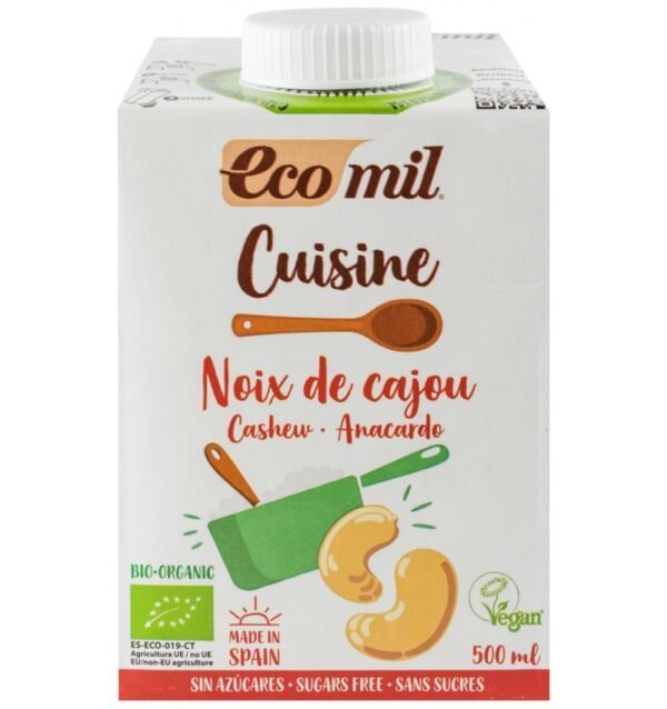 Crema vegetala bio pentru gatit din caju,