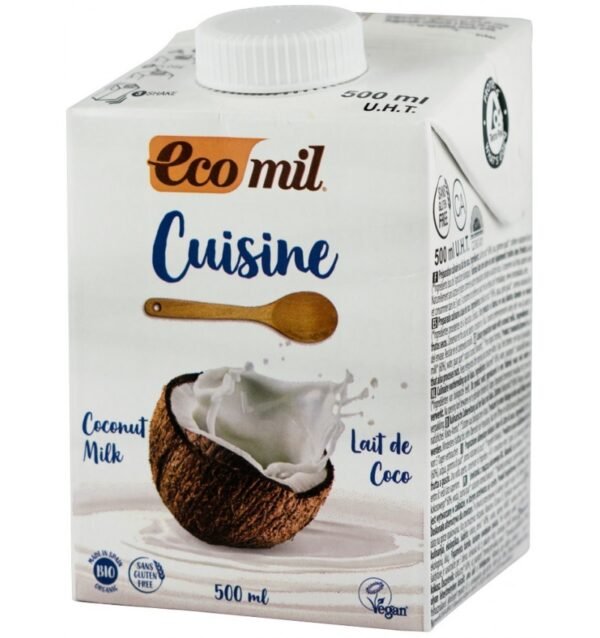 Crema vegetala bio pentru gatit pe baza de cocos,