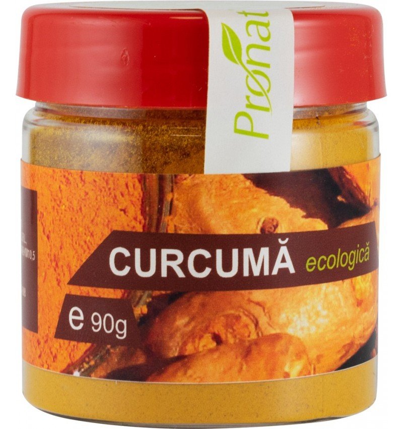 Curcuma bio cu capac tip solnita,