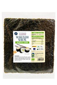 Alge nori bio pentru sushi 25g –